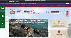 Desktop Screenshot of fitchburgpubliclibrary.org